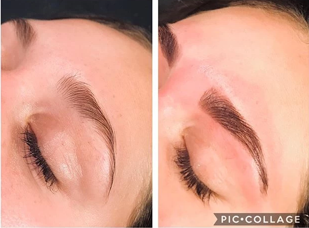 eyebrow wax before and after The Wax Factory